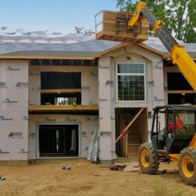 Keystone Lake Apartments home under construction in Battle Creek, MI, built by Carroll Development & Management